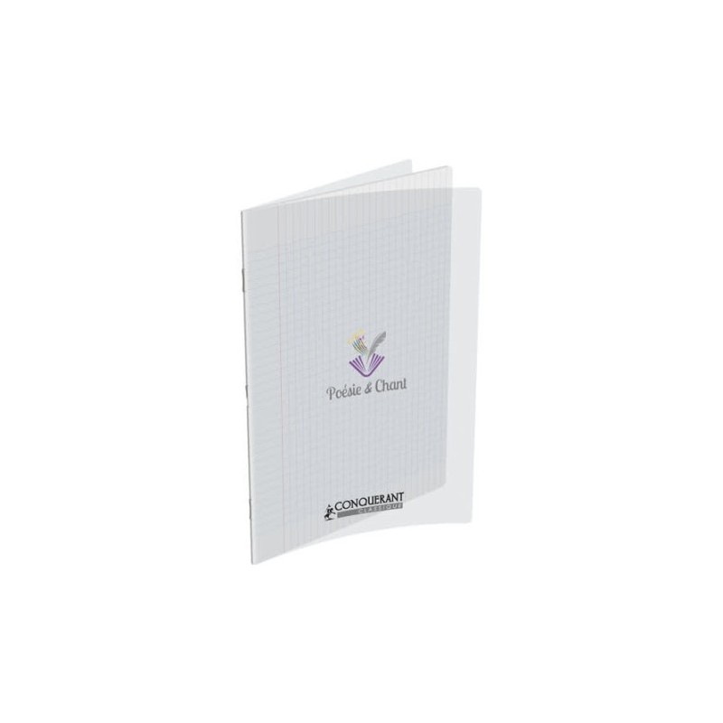 Cahier de poésie et chant A4 96p couv PP Conquérant