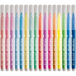 Feutre 16 couleurs PASTEL&BRIGHT GLITTER MITAMA