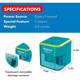 Taille crayon électrique Canister Maped