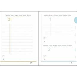 Agenda scolaire 24-25 ML Marguy Enf 12x17cm QUOVADIS