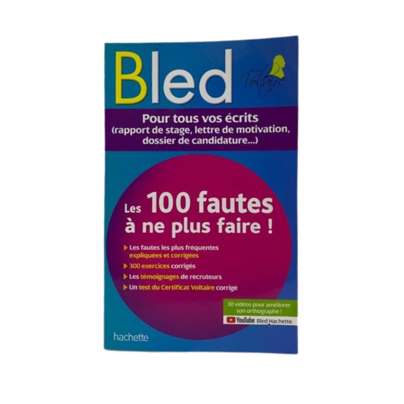BLED 100 FAUTES PONSONNET -A HE.SUP.PEDAGO