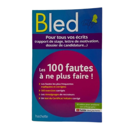 BLED 100 FAUTES PONSONNET -A HE.SUP.PEDAGO