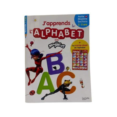 Miraculous - J'apprends l'alphabet  (dès 3 ans)