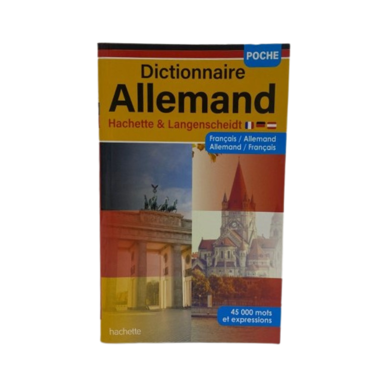 Dictionnaire poche Allemand-Français 45 000 mots HACHETTE