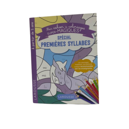 Coloriages magiques mes premières syllabes