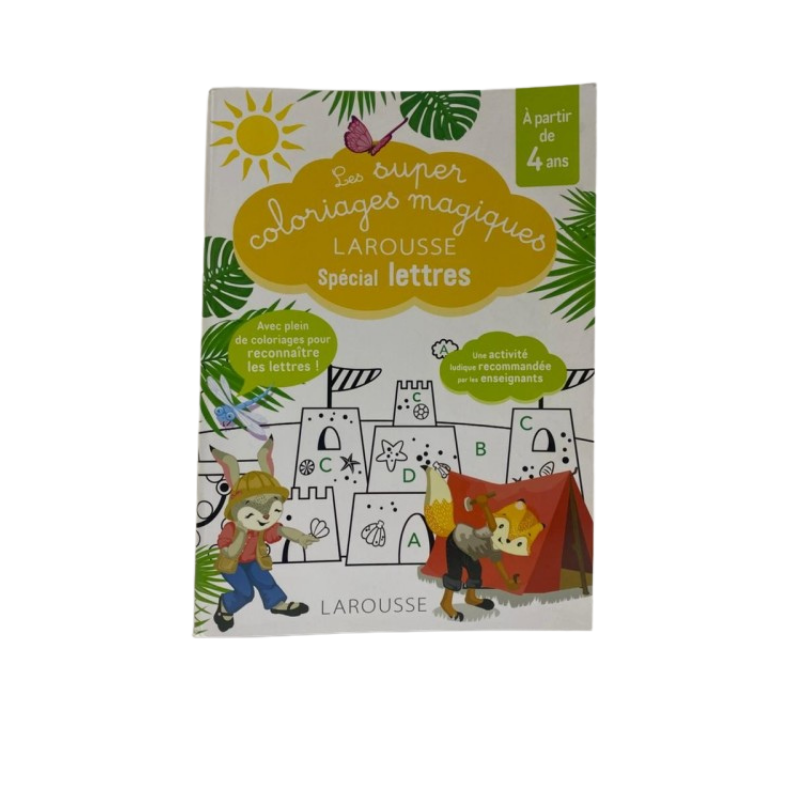 Super coloriages magiques,spécial lettres en routes vers la lecture