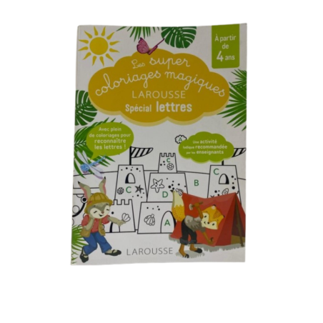 Super coloriages magiques,spécial lettres en routes vers la lecture