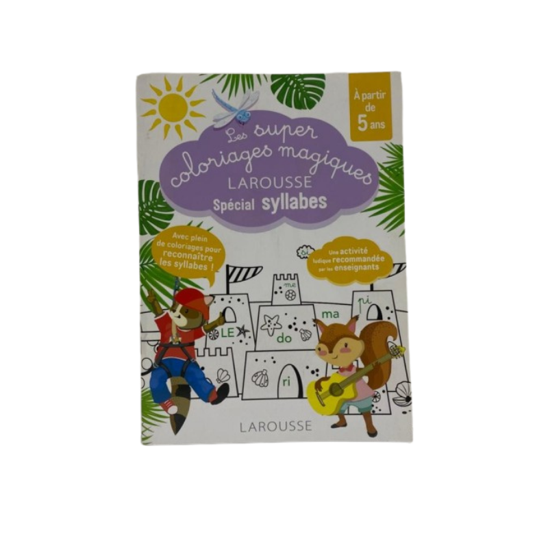Super coloriages magiques,spécial syllabes en routes vers la lecture