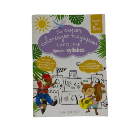 Super coloriages magiques,spécial syllabes en routes vers la lecture