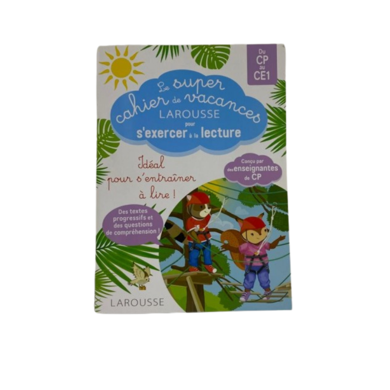 Super cahier de vacances en rout vrs la lecture av les loulous CP-CE1