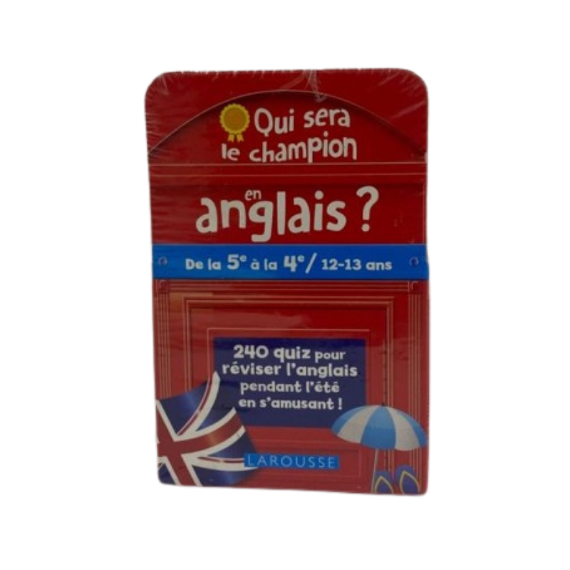 Qui sera le champion en Anglais (À partir de 12ans)