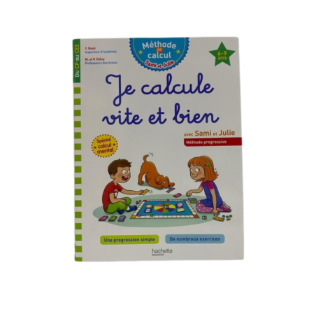 SAMI & JULIE- Je calcule vite et bien du CP au CE2 HACHETTE