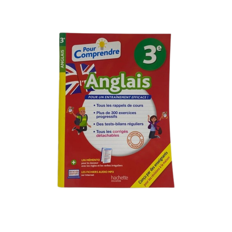 POUR COMPRENDRE  Cahiers - Anglais 3e HACHETTE
