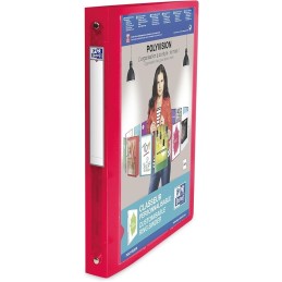 Classeur personnalisable Polyvision 4 anneaux Dos 30 Opaque Elba