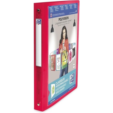 Classeur personnalisable Polyvision 4 anneaux Dos 30 Opaque Elba