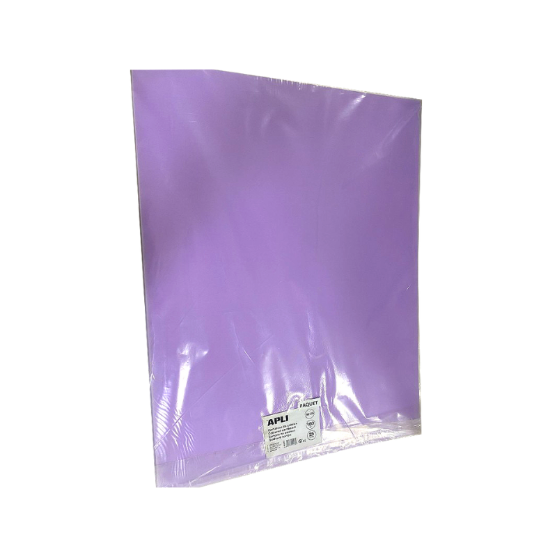 Carton 180g A4 violet sach. 50flles APLI KIDS