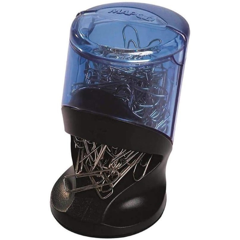 Distributeur de trombone + 100 trombone gris et noir Maped