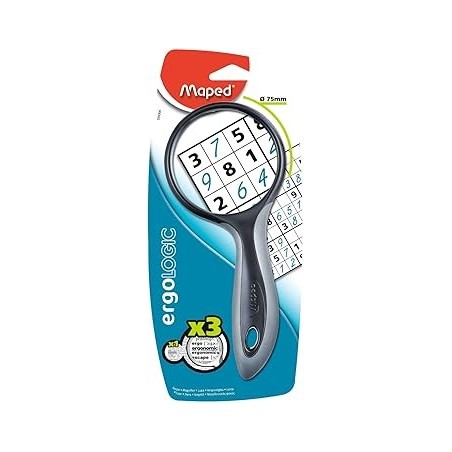 Loupe 75mm ss blister Maped