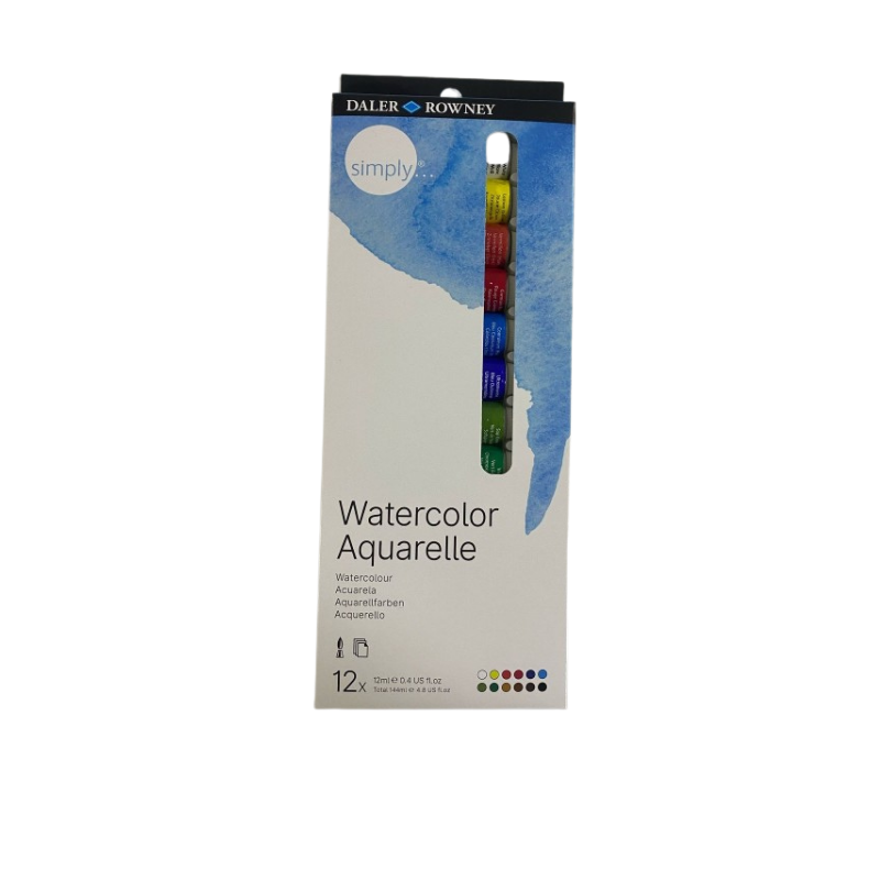 SIMPLY AQUARELLE 12X12ML SET