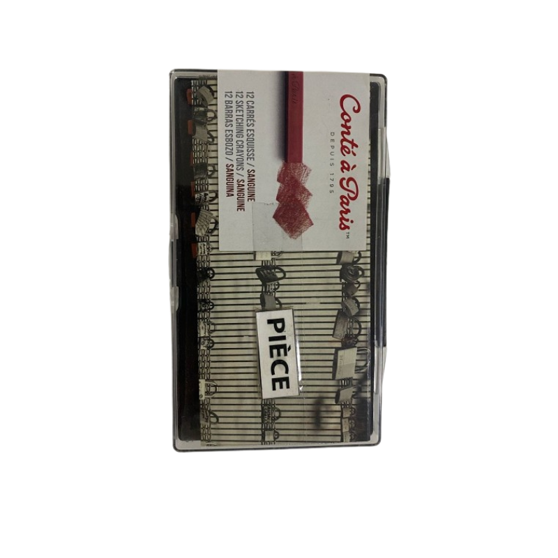 Carrés esquisse sanguines set de 12 Conté