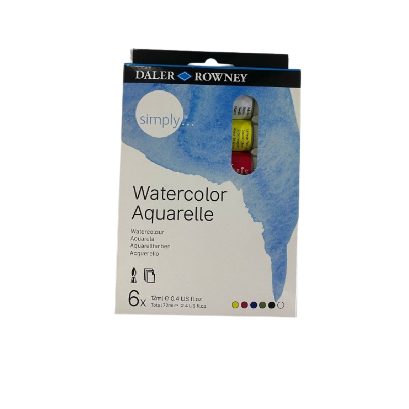 SIMPLY AQUARELLE 6X12ML SET