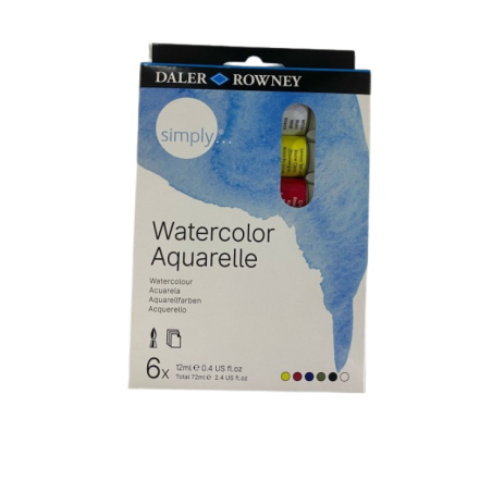 SIMPLY AQUARELLE 6X12ML SET