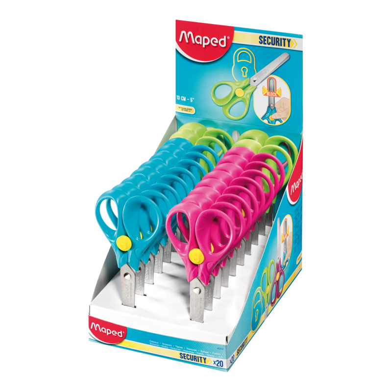 Ciseaux écolier 13 cm security Maped