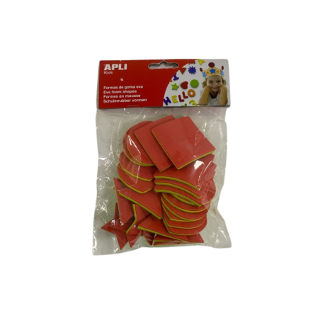 Mousse formes géométrique tricolore sach 25 APLI KIDS