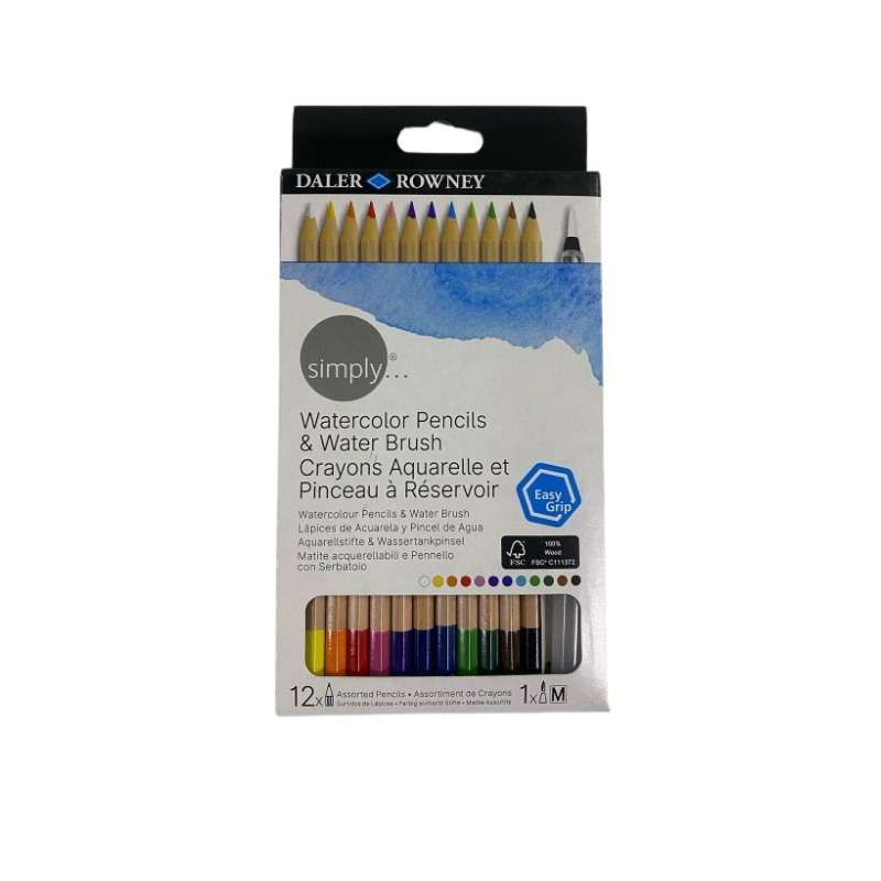 SIMPLY SET AQUARELLE X12 + PINCEAU RESERVOIR