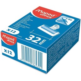 Pince à dessin noires 32 mm Bte de 12 Maped