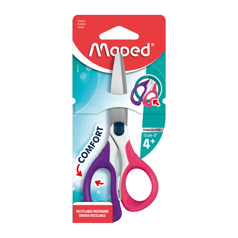 Ciseaux écolier Asymetrique 13 cm SENSOFT ss/blist Maped