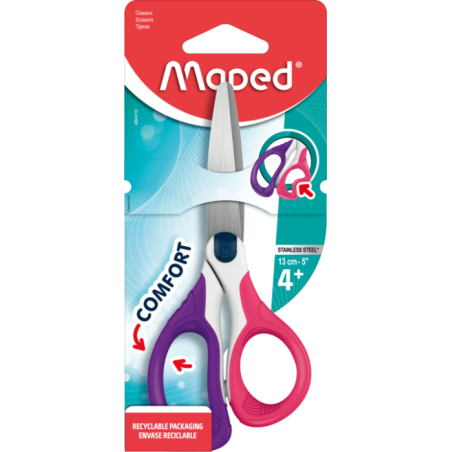 Ciseaux écolier Asymetrique 13 cm SENSOFT ss/blist Maped