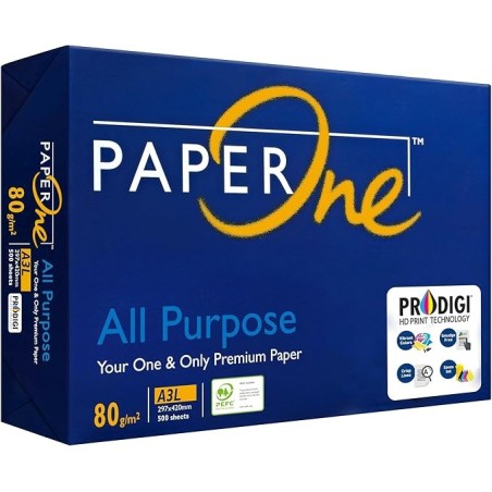 Papier photocopie A3 80g 500 feuilles Paper One