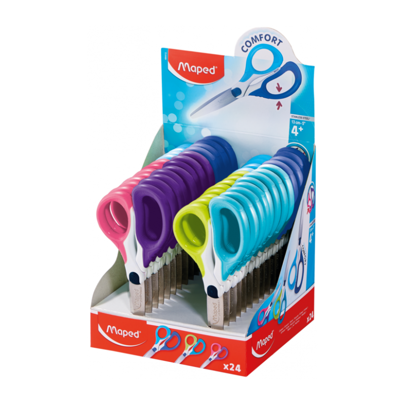 Ciseaux écolier Asymetrique 13 cm SENSOFT Ass Maped