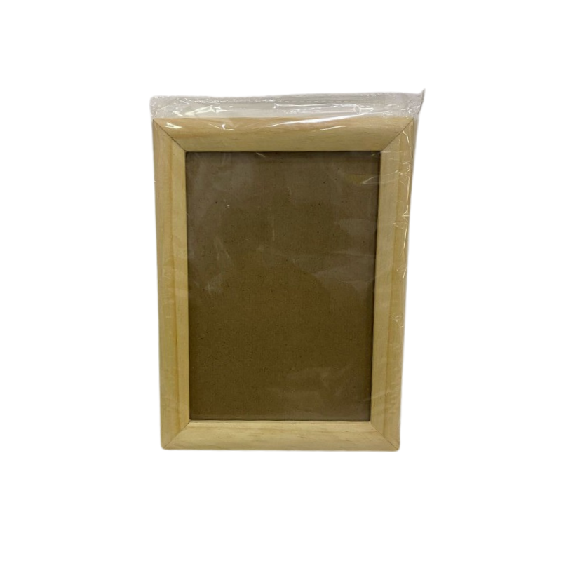Cadre bois naturel  demi rond A5 22 mm