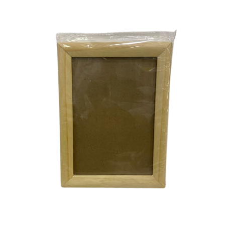Cadre bois naturel  demi rond A5 22 mm