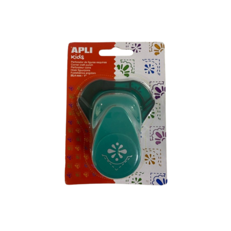 Perforatrice papier coin 25,4mm fleur APLI KIDS