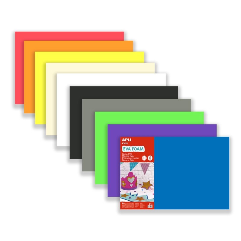 Mousse EVA couleurs 600x400 APLI KIDS