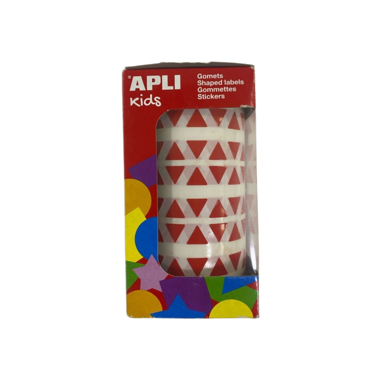 Gommettes géométriques 15mm APLI KIDS