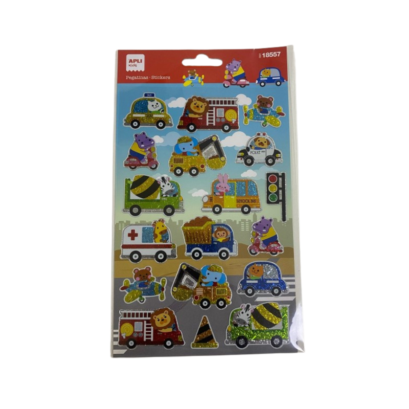 Stickers  transport 140 x 250 mm APLI KIDS