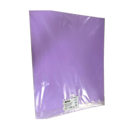 Carton 180g 50x65cm lilas sach 25flles APLI KIDS