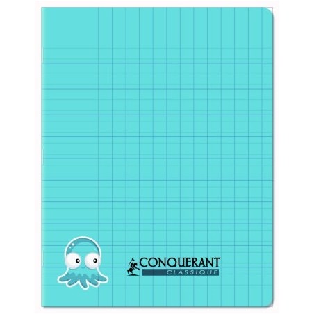 Cahier écriture 17x22 32p 90g DL et 10 PP Conquérant