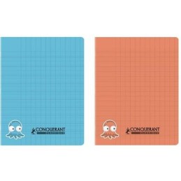 Cahier écriture 17x22 32p 90g DL et 10 PP Conquérant