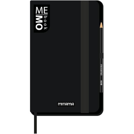 Note book 9x14 192p Uni blanc Assortie MITAMA