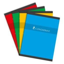 Cahier 24x32 seyes 192p 70g Conquerant