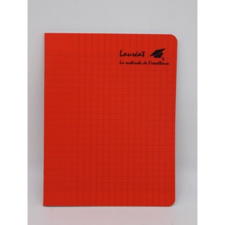 Cahier 17x22 seyès 70g couverture plastique Lauréat