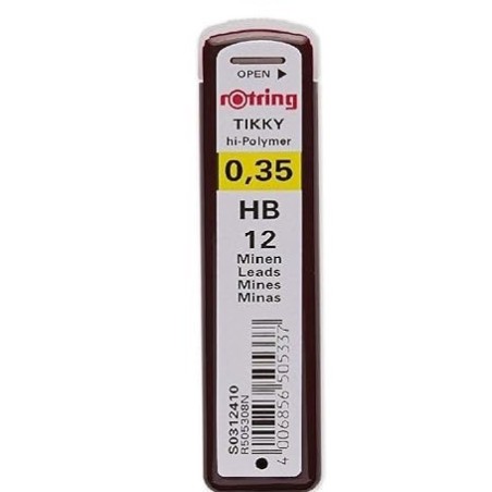 Mines 0.35 étui de 12 Rotring
