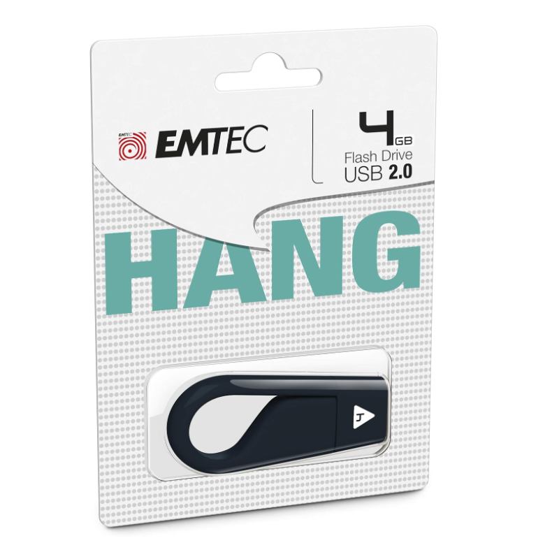 Clé USB2.0 Hang D200 4GB Noir EMTEC