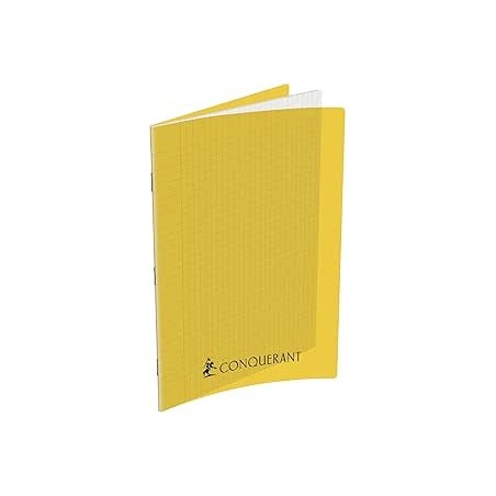 Cahier A4 seyes 192p 70g couverture plastique Conquérant