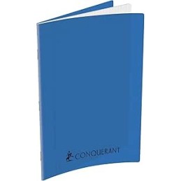 Cahier A4 seyes 192p 70g couverture plastique Conquérant